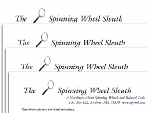 Subscribe for a year of The Spinning Wheel Sleuth.