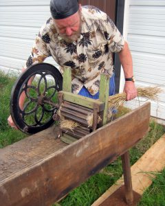 Bro. Christian turning rotary brake.