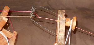 Detail of inserting twist.