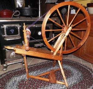 Dryad wheel with metal name plate. Courtesy of Laurie Ball-Gisch.