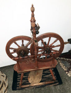 Accelerating wheel in the Textile Museum in Blönduós, Iceland.