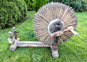 Spinnner-side view of wheel found in southern Turkey